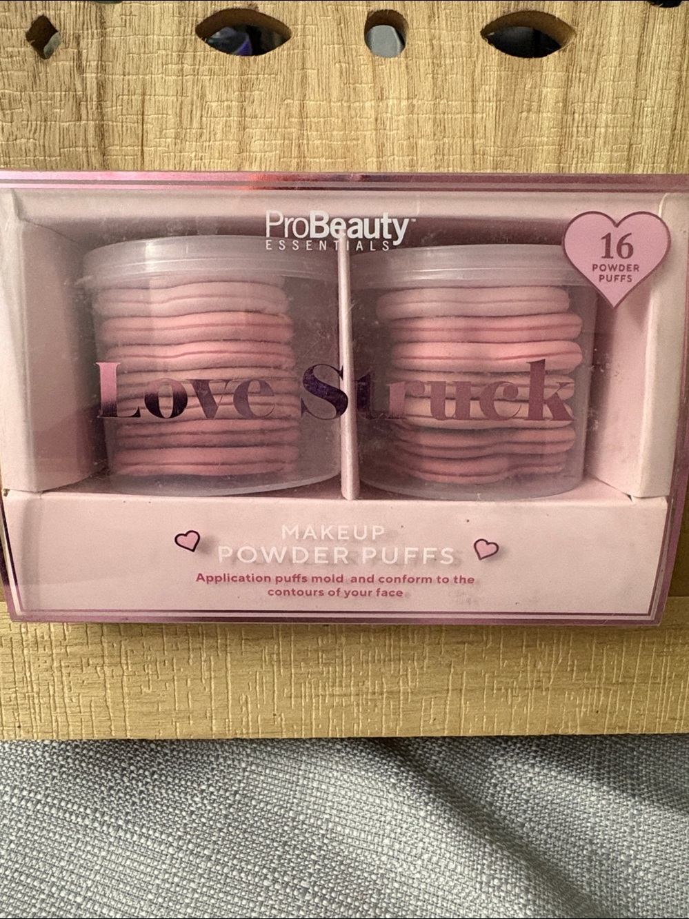 Urban Butterfly Pink Makeup Brush Cleaner & Powder Puffs Set - Picture 3 of 4